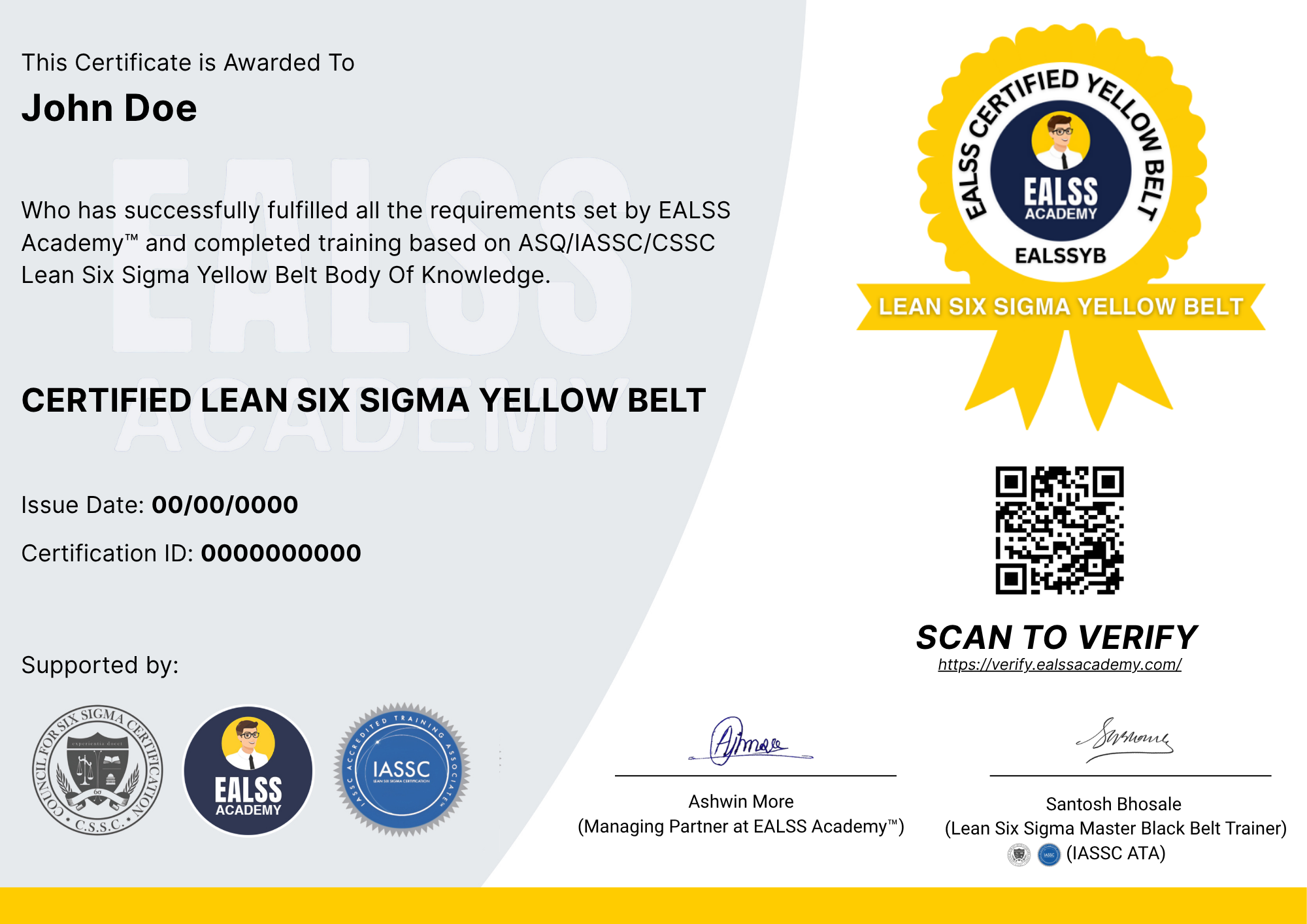 Yellow Belt