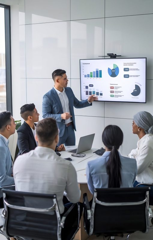 office-conference-room-meeting-presentation-latin-businessman-talks-uses-wall-tv-show-company office-conference-room-meeting-presentation-latin-businessman-talks-uses-wall-tv-show-company